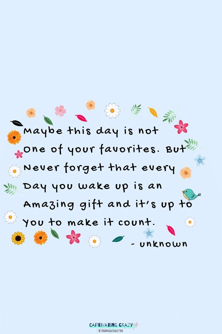 Everyday is a gift 🐠Lighthouse Survivors 🐠